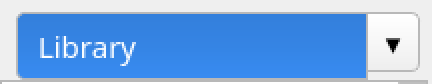 The Library button with the ▾ friend selector on its right