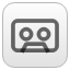cassette button, not pressed